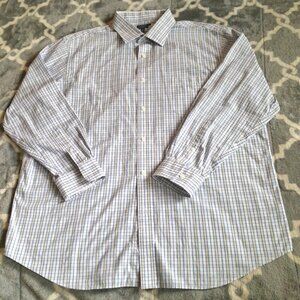 Croft & Barrow Button Down Men’s multicolor Plaid Long sleeve Shirt Size XL